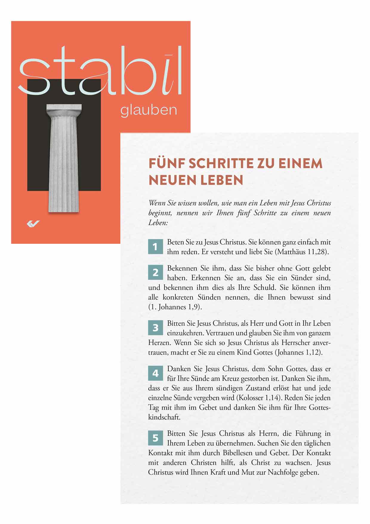 Stabil glauben – Fünf Schritte zu einem neuen Leben