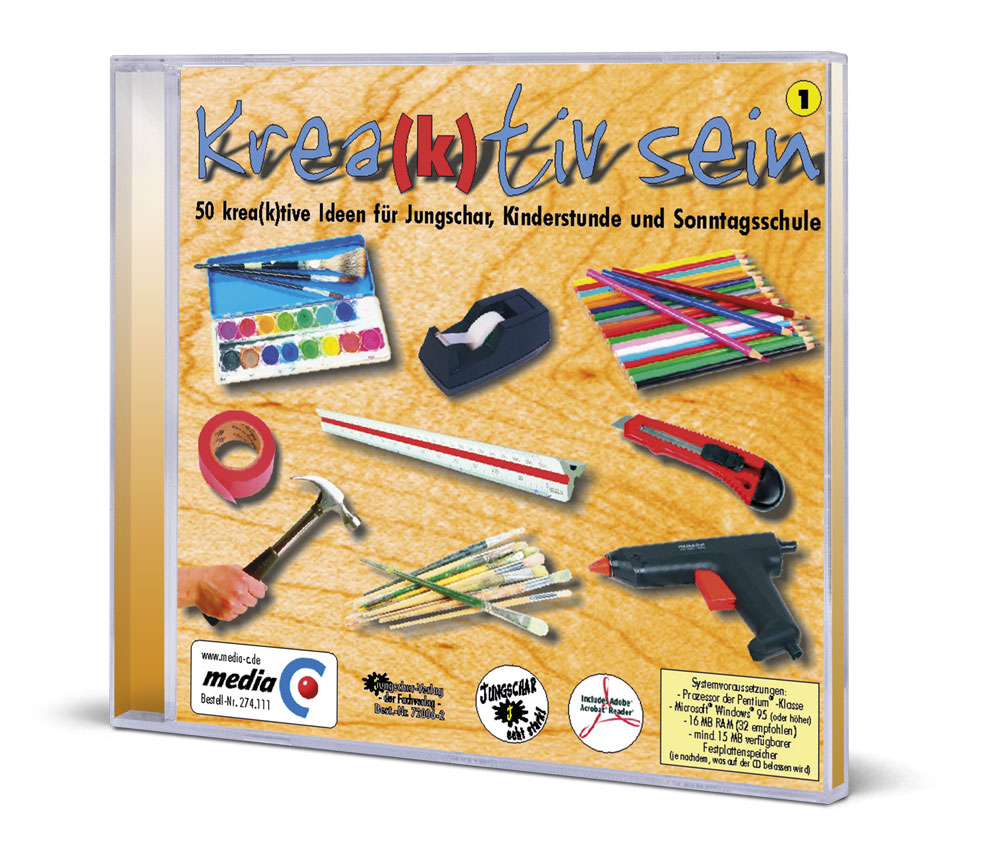 Krea(k)tiv sein 1- Basteln und Werken - 50 krea(k)tive Ideen